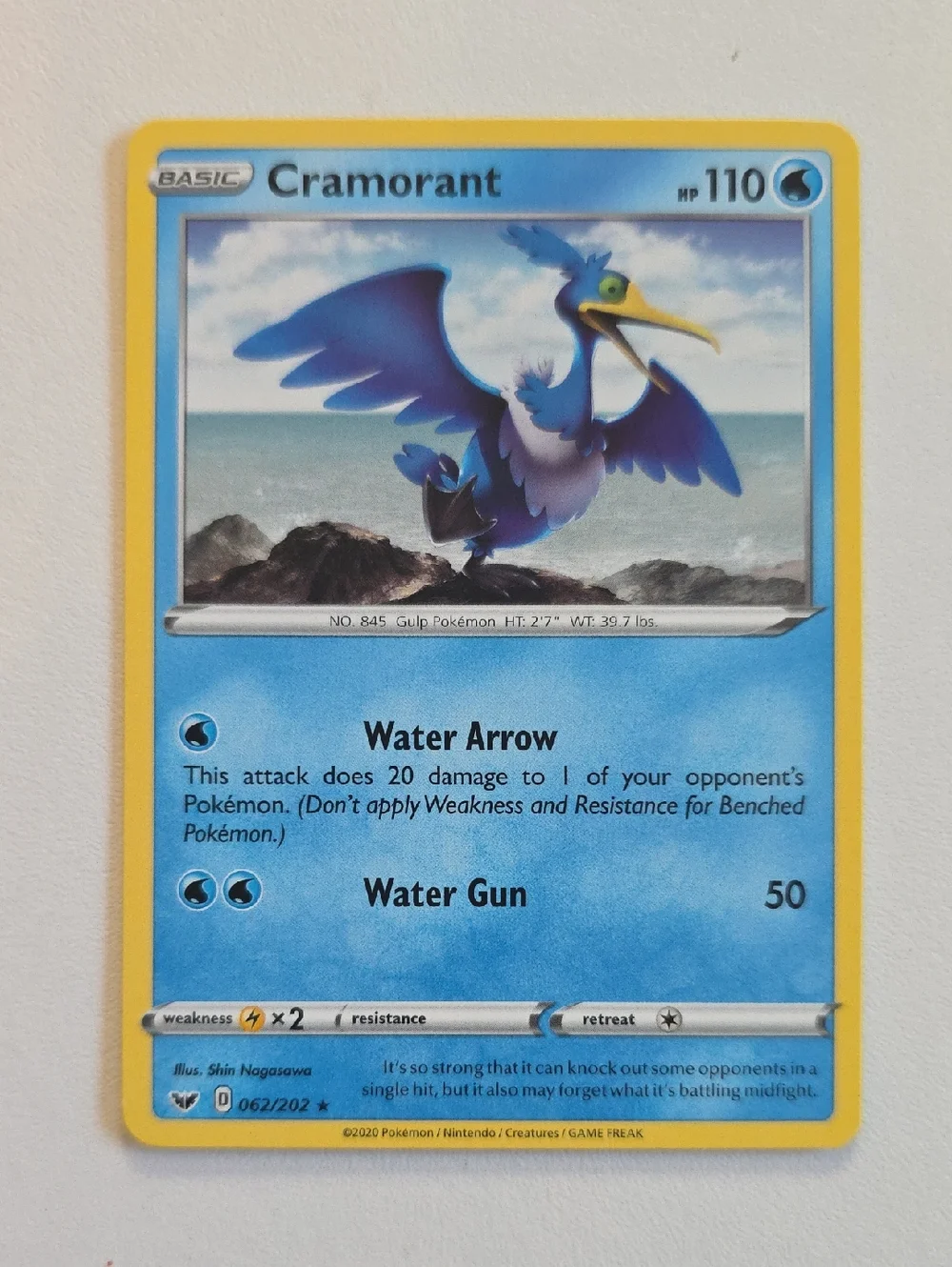 Pokemon Cramorant Card